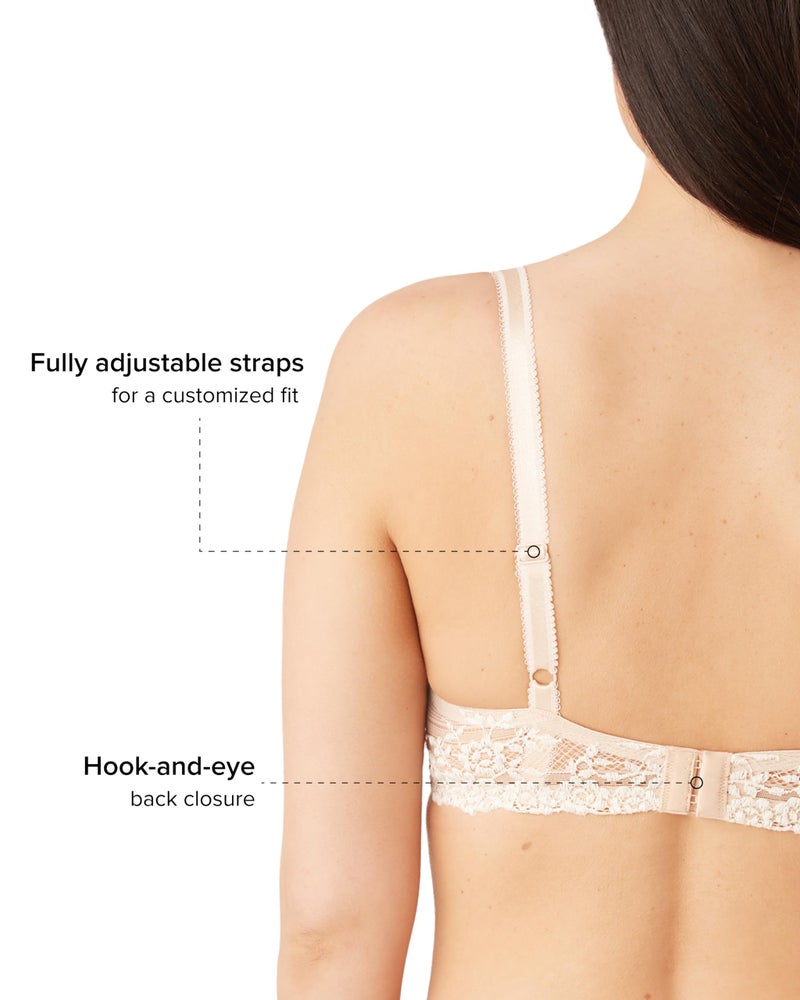 Wacoal womens Embrace Lace Contour bras, Sand, 36D US - Image 3